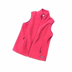 Vineyard Vines medium pink fleece vest size small